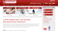 Desktop Screenshot of hartkliniek.com