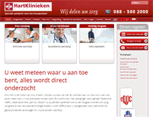 Tablet Screenshot of hartkliniek.com